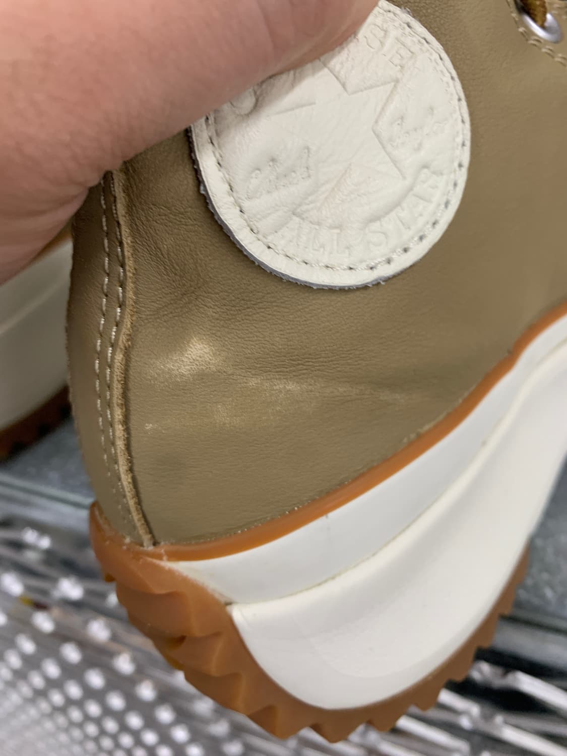 컨버스 런 스타 하이크 하이 셰르파 노마드 카키 270 상품이미지9