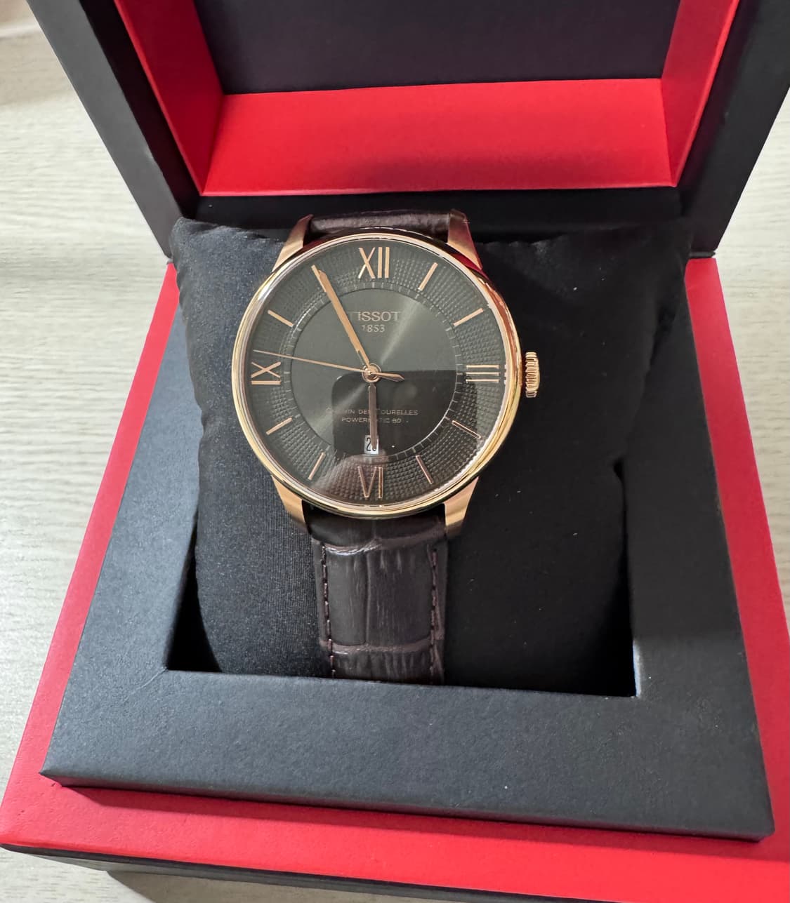 티쏘 슈망데뚜렐 파워매틱80 (상태좋음) 상품이미지3