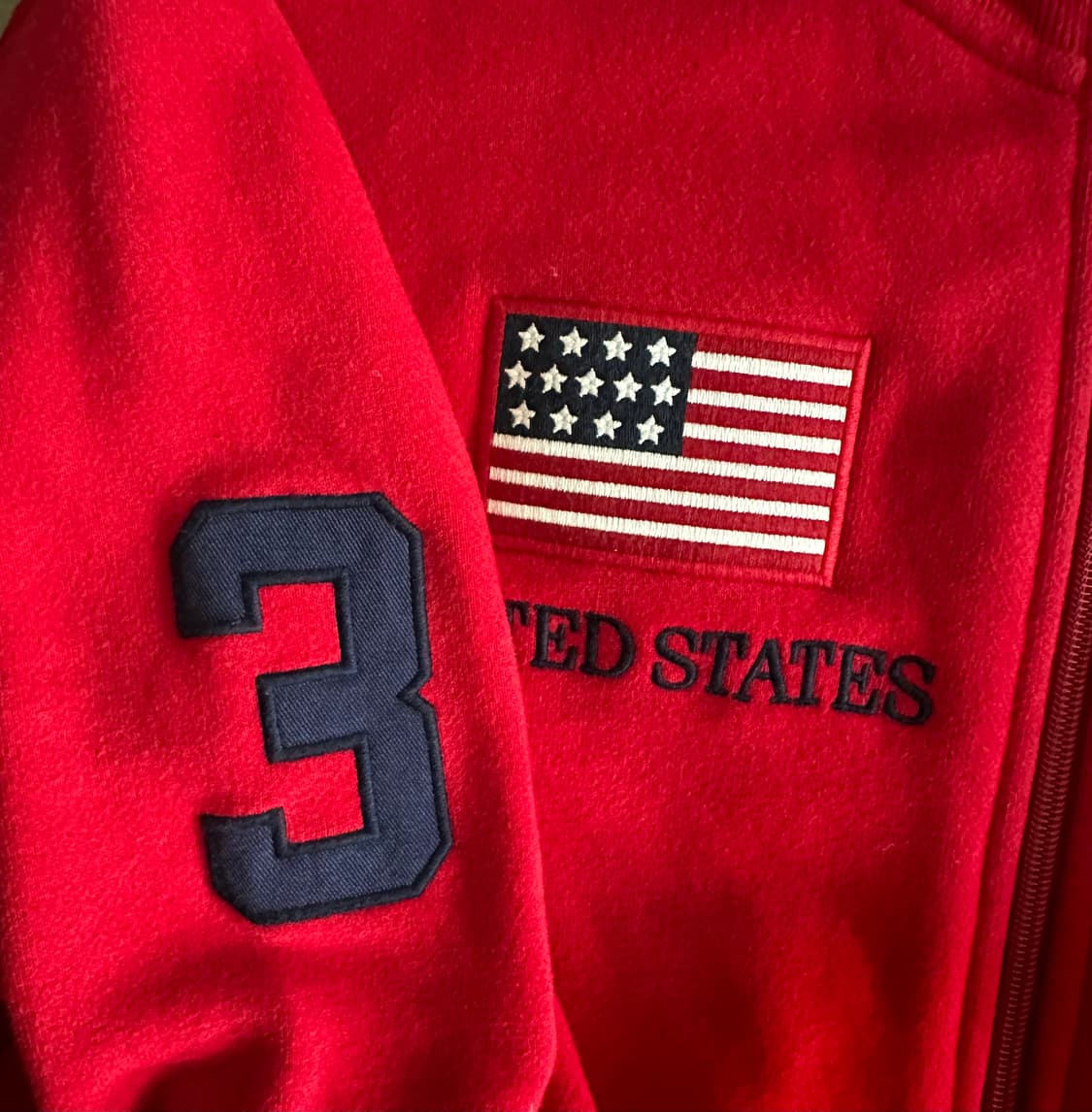 폴로 랄프로렌 빅포니 성조기 집업 S 상품이미지3