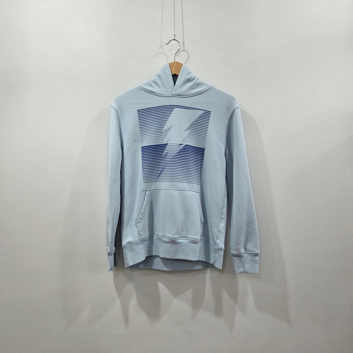 갭 키즈 프린팅 스카이블루 기모 후드티 XXL 상품이미지1