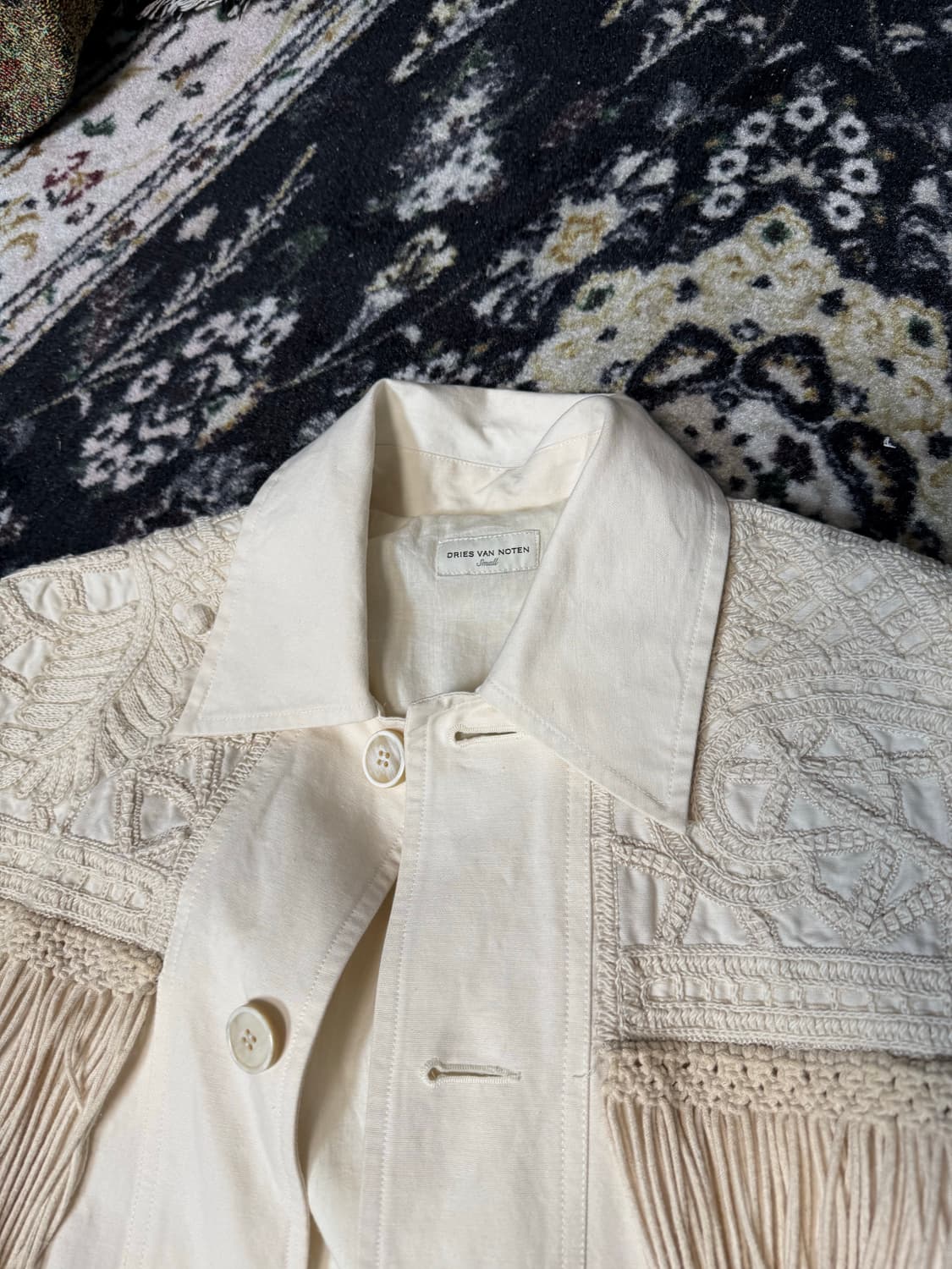 드리스 반 노튼 아티잔 프린지 자켓 상품이미지2