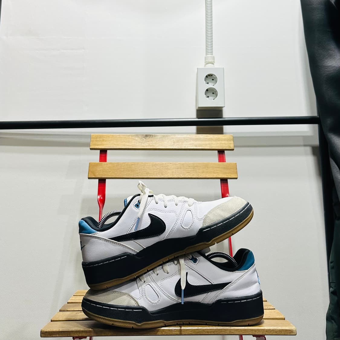 270) 나이키 운동화 남성 남자 신발 풀 포스 로우 화이트 블랙 상품이미지7