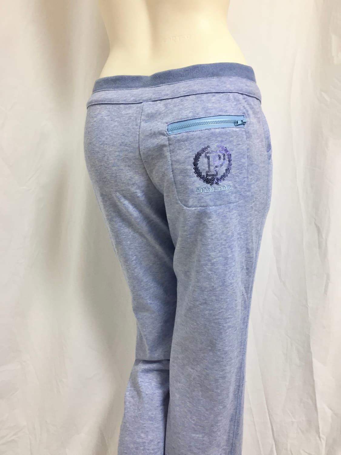 Blue  Mélange Stitch Detail Traning PT 상품이미지2