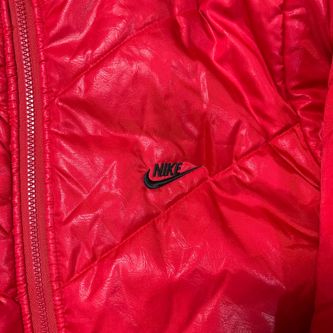 [L] 나이키 레드 푸퍼 패딩자켓 상품이미지3