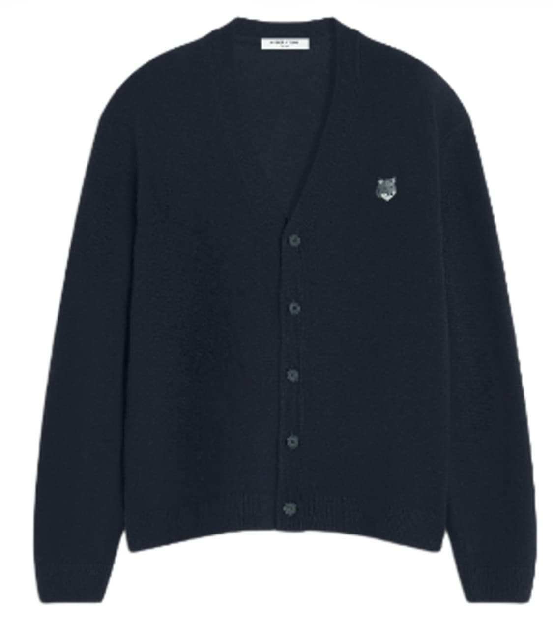 국내배송 새상품 / 메종키츠네 그레이 폭스 브이넥 가디건 상품이미지2