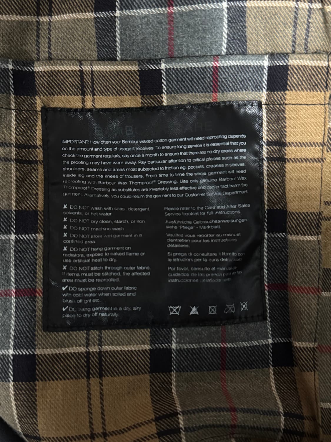 바버 75주년 한정판자켓 38사이즈 국내 100-105 상품이미지4