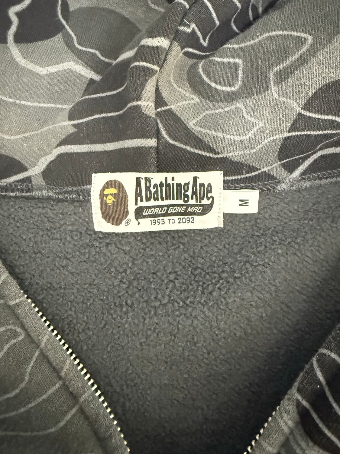 베이프 블랙 샤크 후드집업 한정 M 상품이미지4