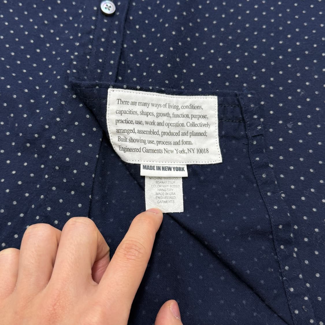 Engineered Garments flannel shirt dress 상품이미지5