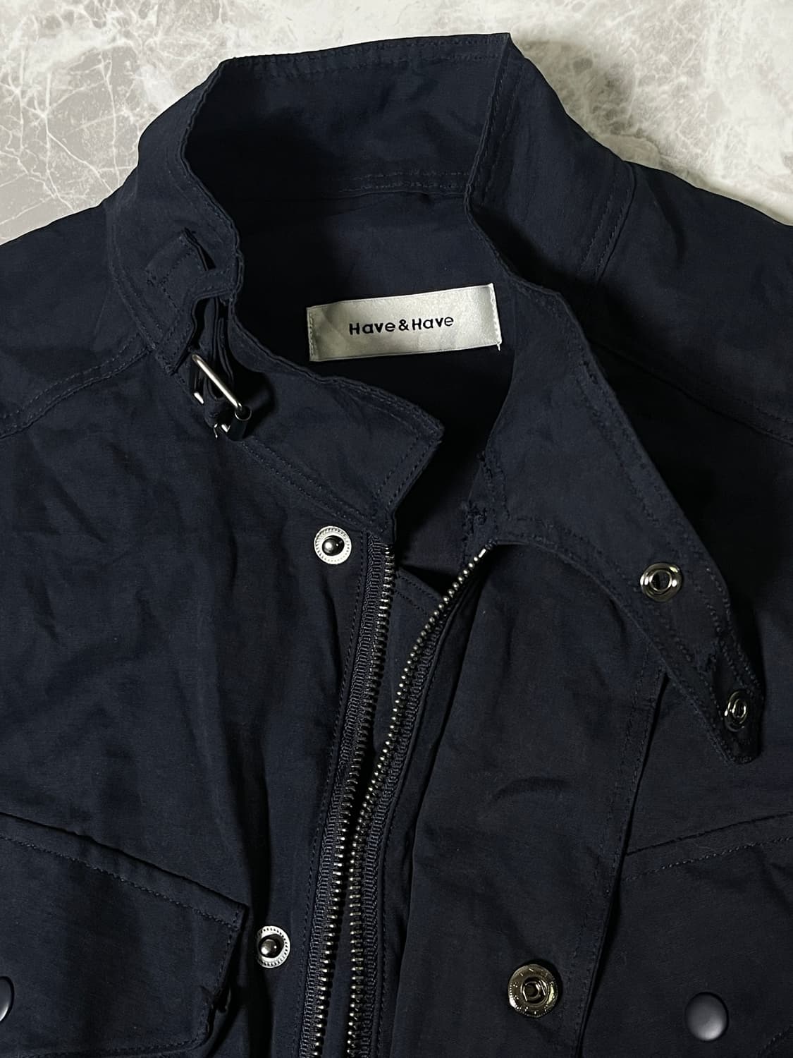 highneck zip up vest 상품이미지6