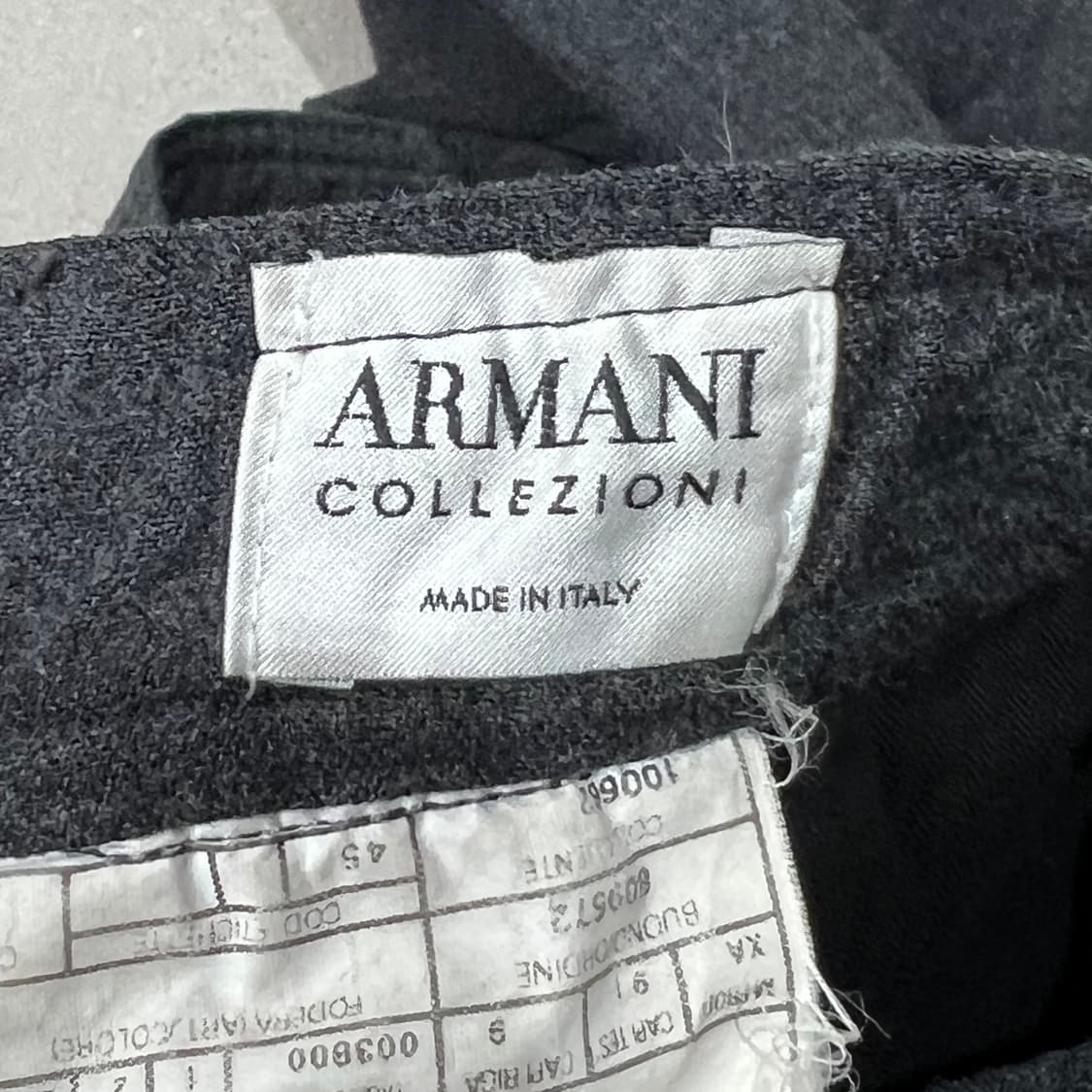 아르마니꼴레지오니 울 슬랙스 s08860 상품이미지5