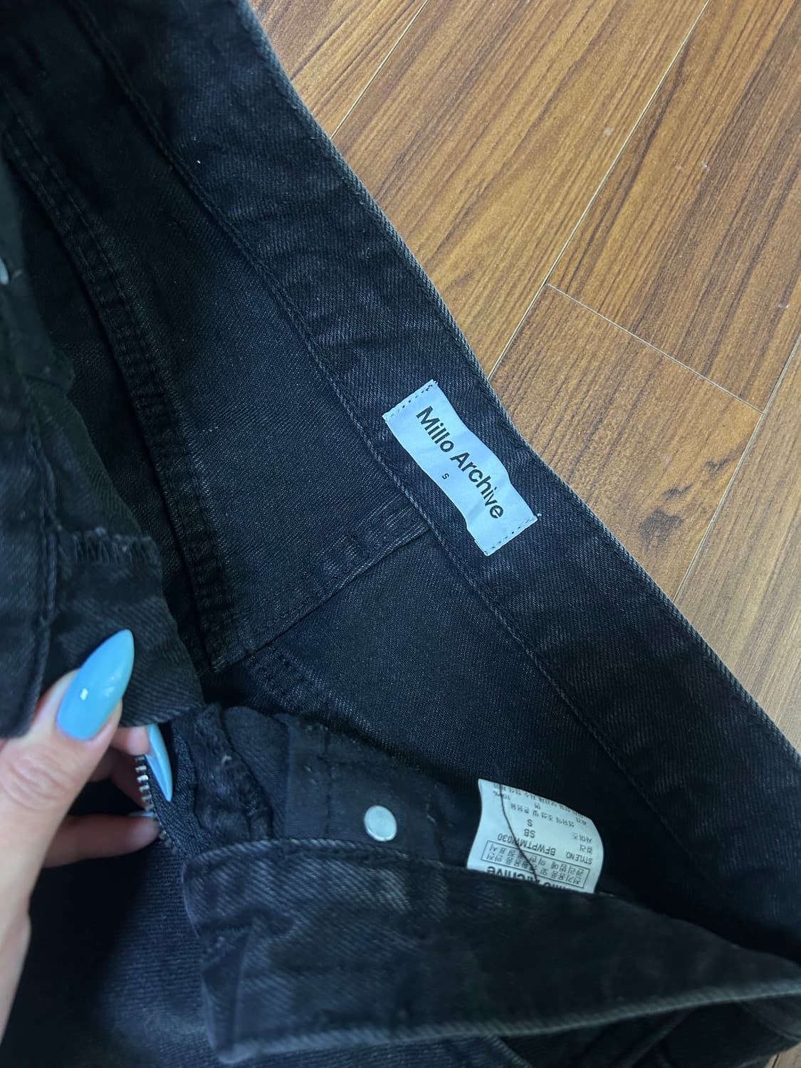 밀로우먼 데미지 와이드 팬츠 상품이미지3