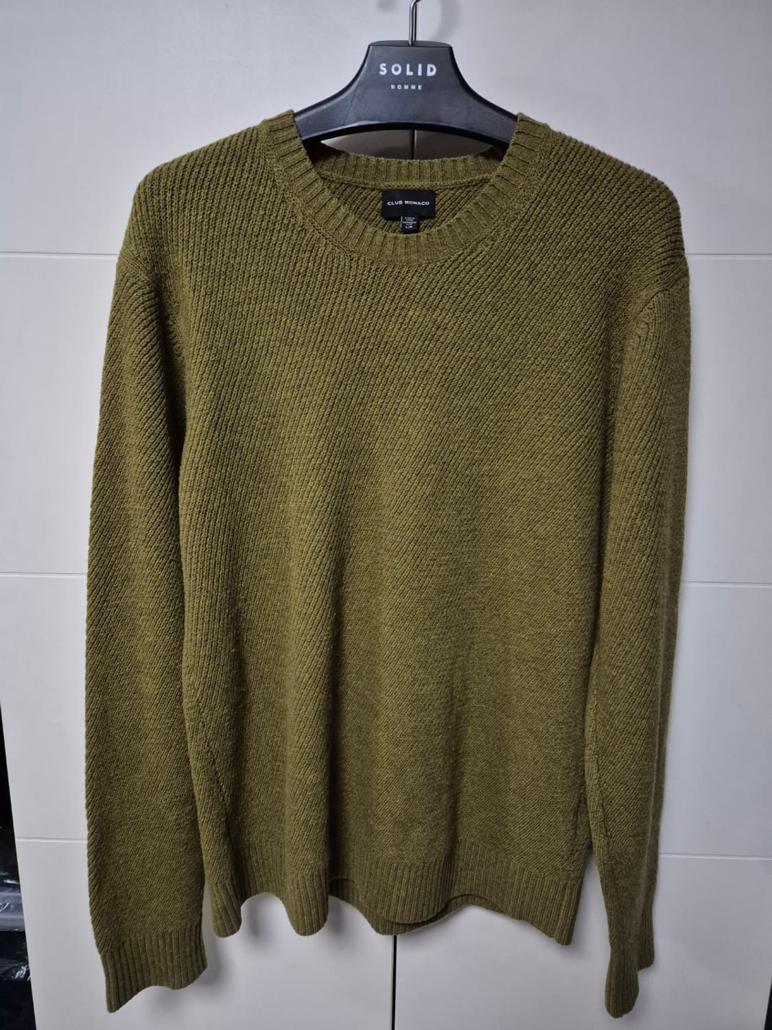 (L) 클럽모나코 올리브 울 니트 상품이미지1