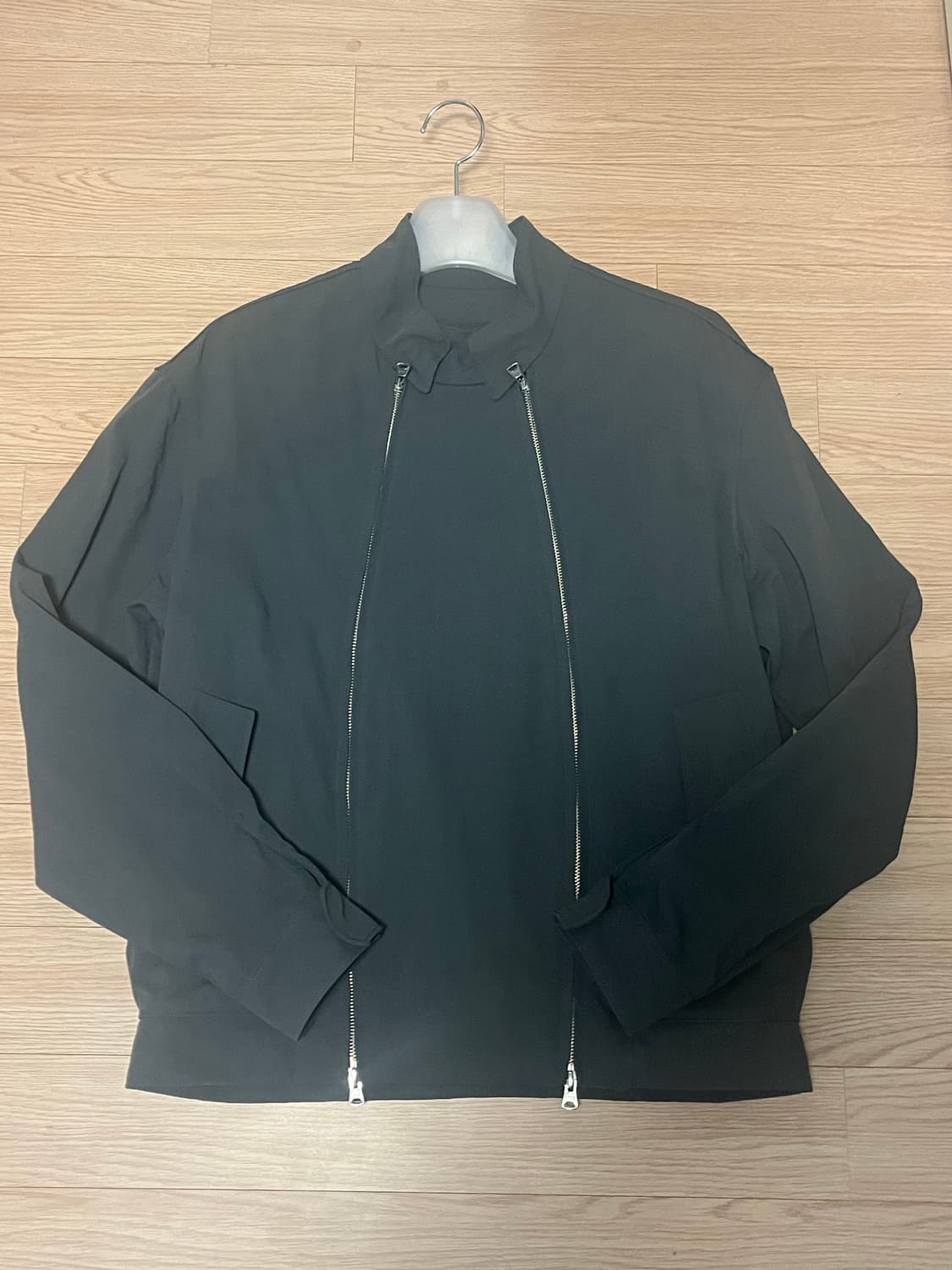 [L] 누마레 ee 더블집 해링턴 자켓 그레이 상품이미지2