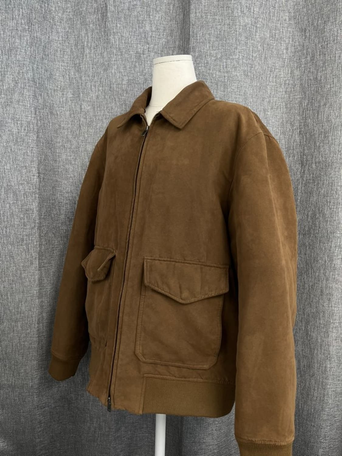 유니클로 스웨이드 블루종 자켓/#3528 상품이미지2