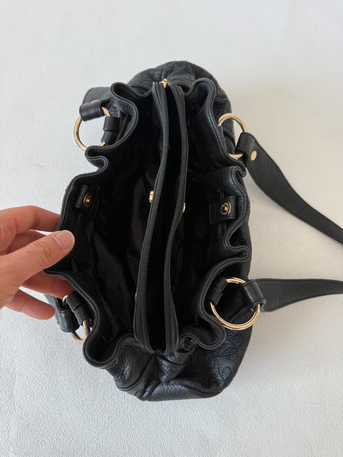 Pre owned 레더 토트 숄더백 상품이미지7