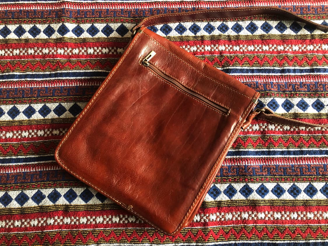 빈티지 이탈리아 레더 크로스백 상품이미지2