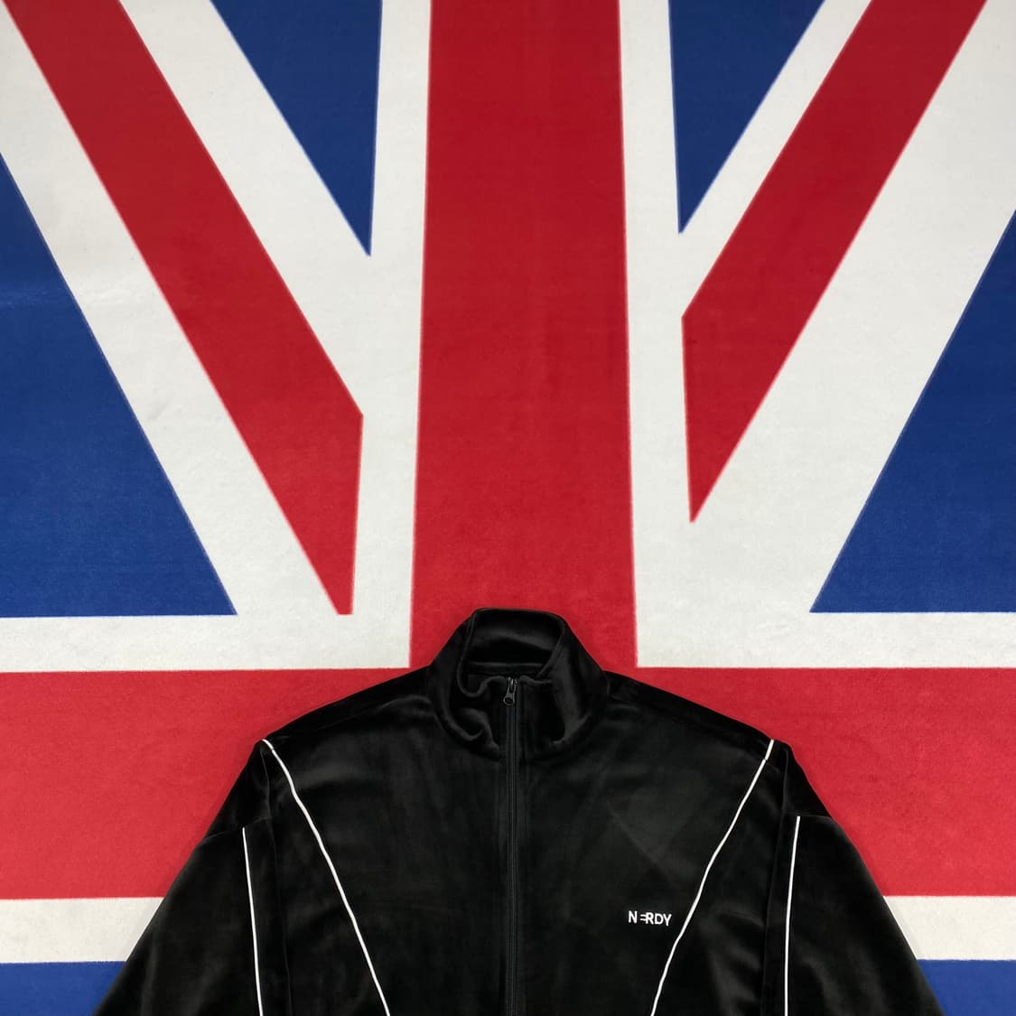 널디 벨벳 져지  XS 실측 M  상품이미지3