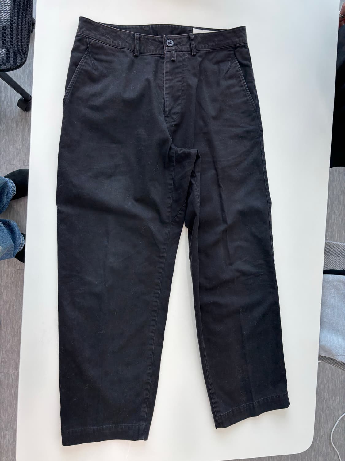 [3] 이얼즈어고 Y904 코튼 치노팬츠 블랙 상품이미지2
