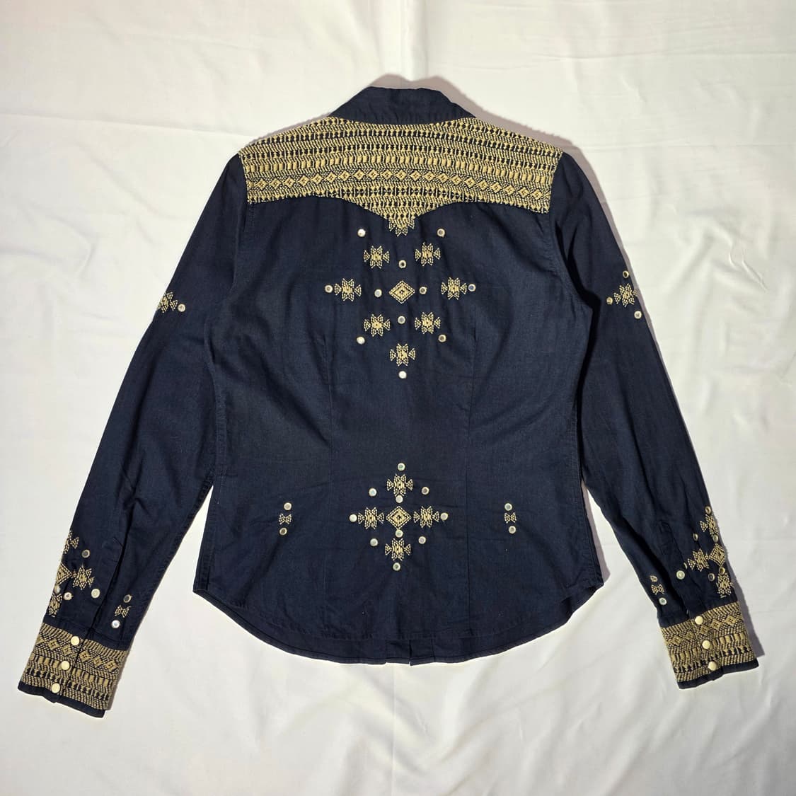 [M]데님앤서플라이 랄프로렌 자수 패턴 웨스턴 셔츠 상품이미지6