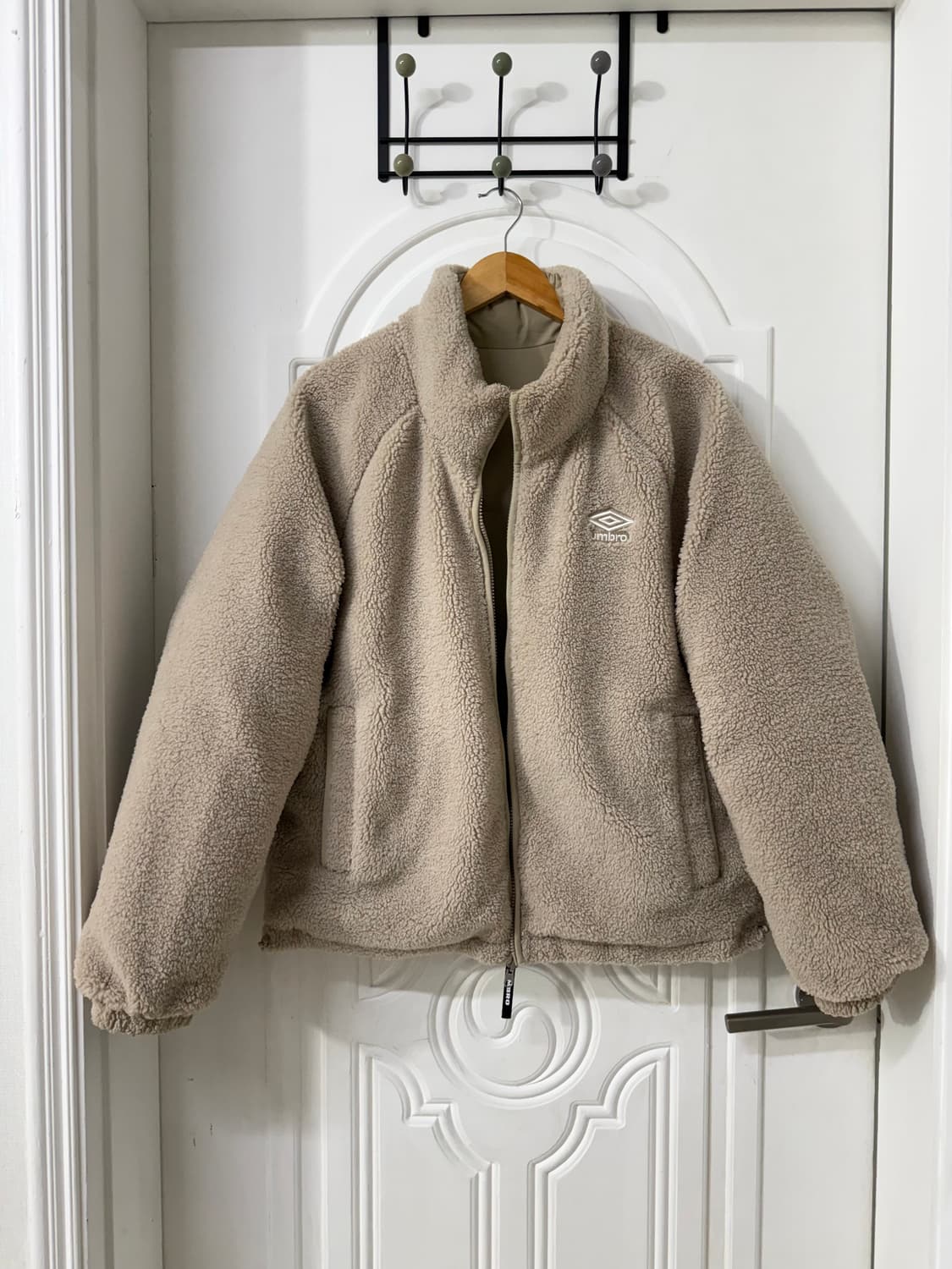 95 M사이즈 엄브로 리버시블 뽀글이 패딩  상품이미지2