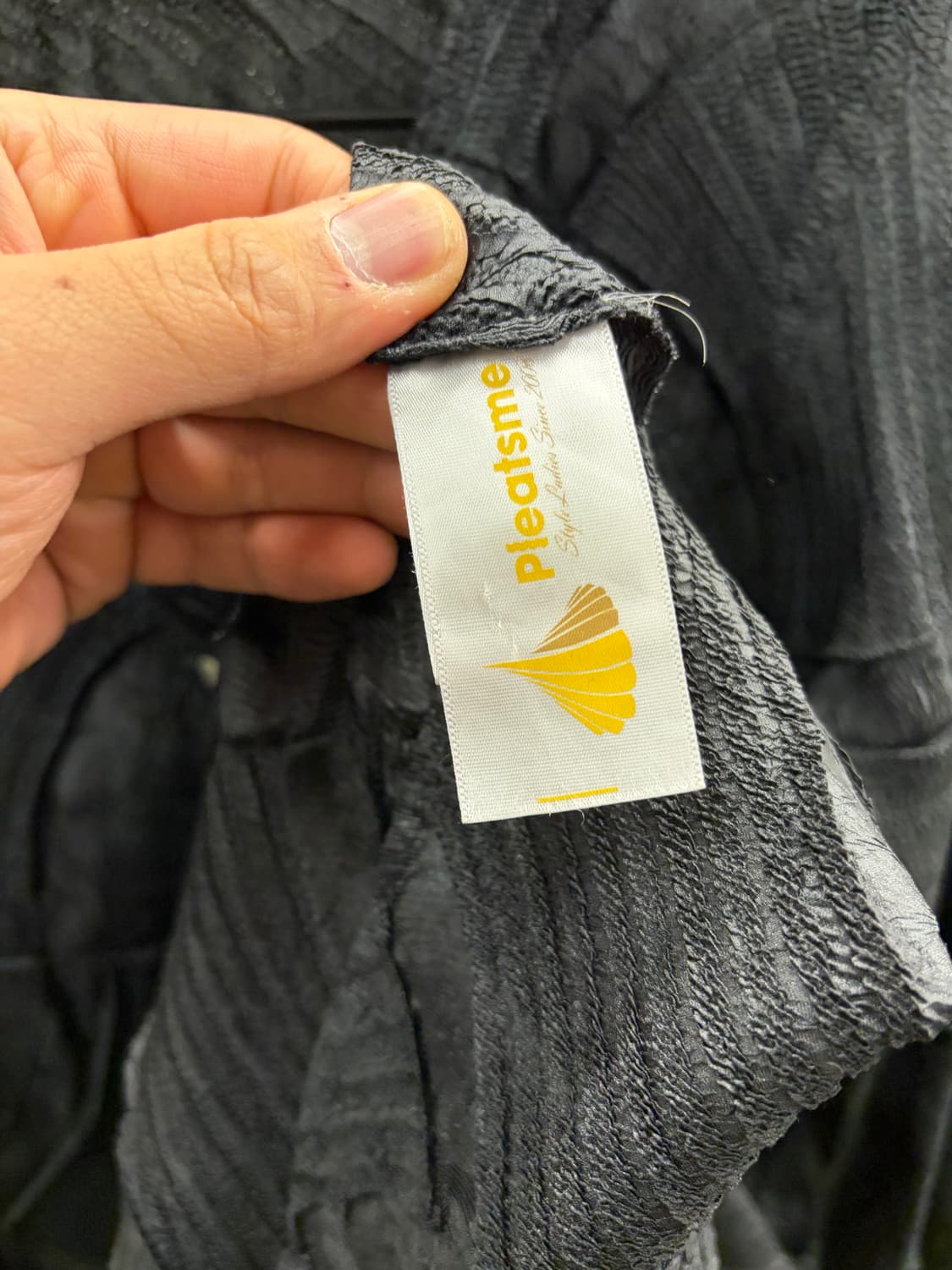 플리츠미 블랙 롱 원피스 FREE 상품이미지3