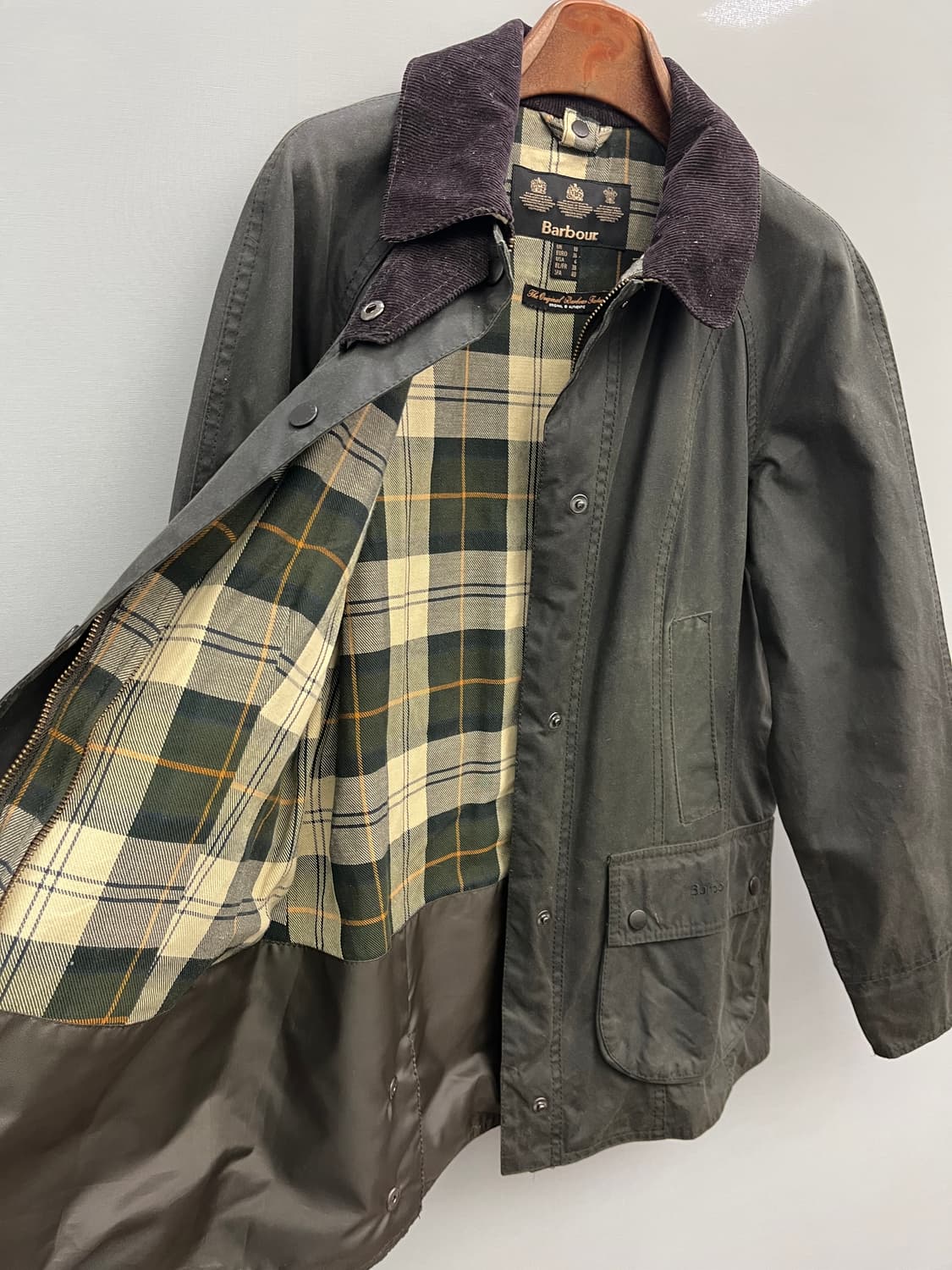 바버 비드넬 왁스 자켓 uk10 상품이미지7