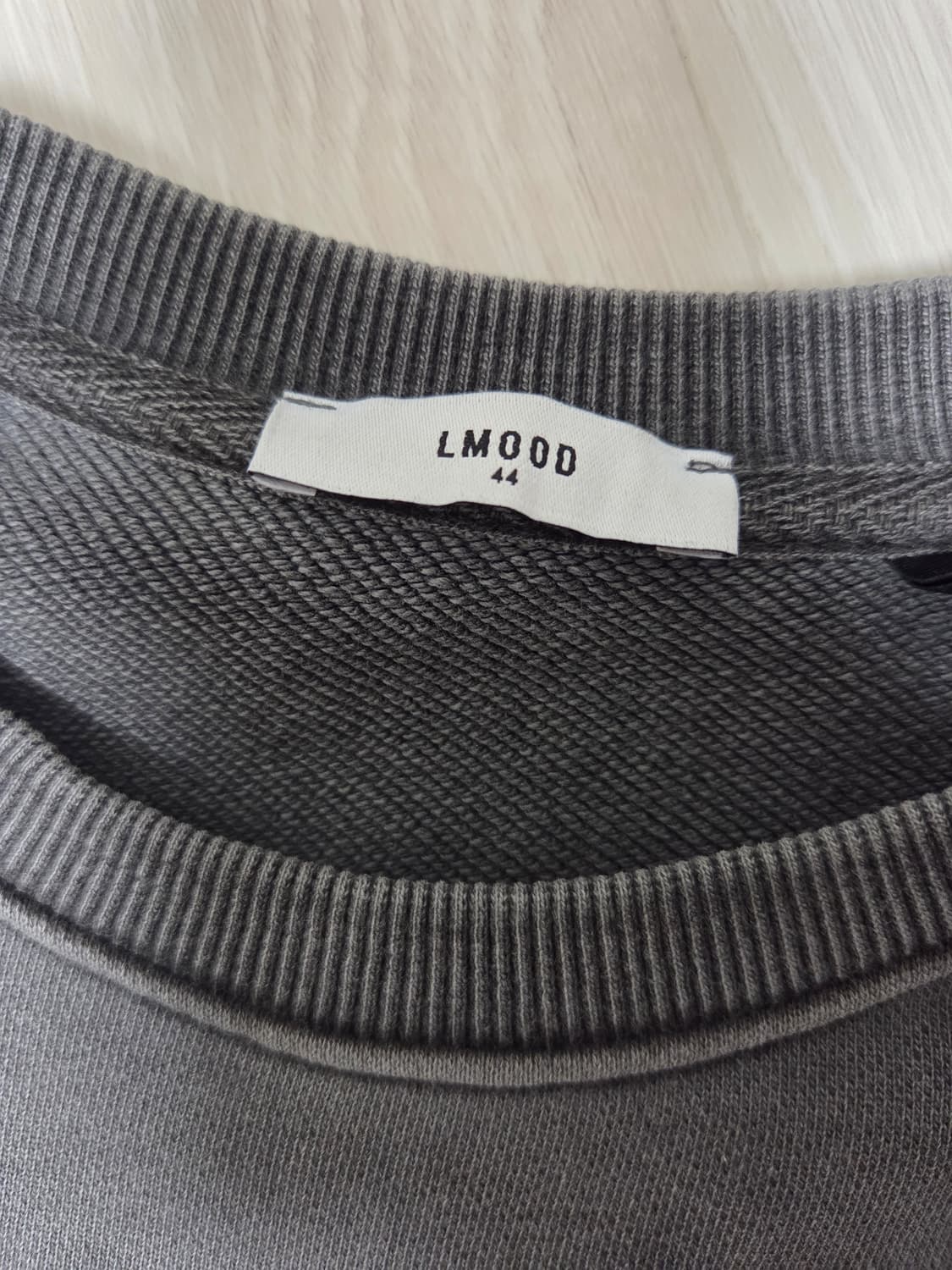 엘무드 다잉 맨투맨 차콜 M사이즈 상품이미지2