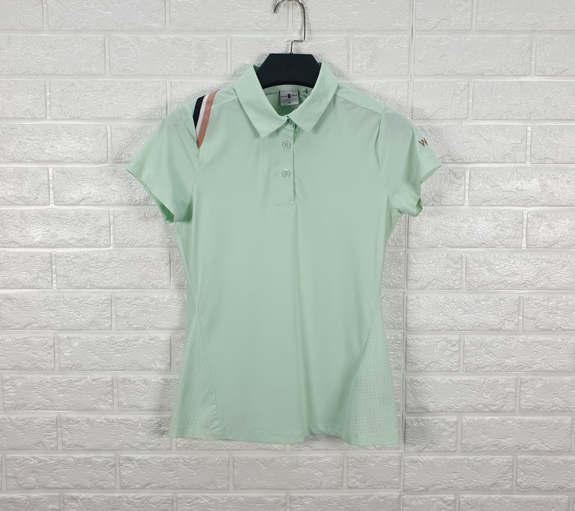 [90]와이드앵글 기능성 등판 펀칭 반팔 카라티 상품이미지2