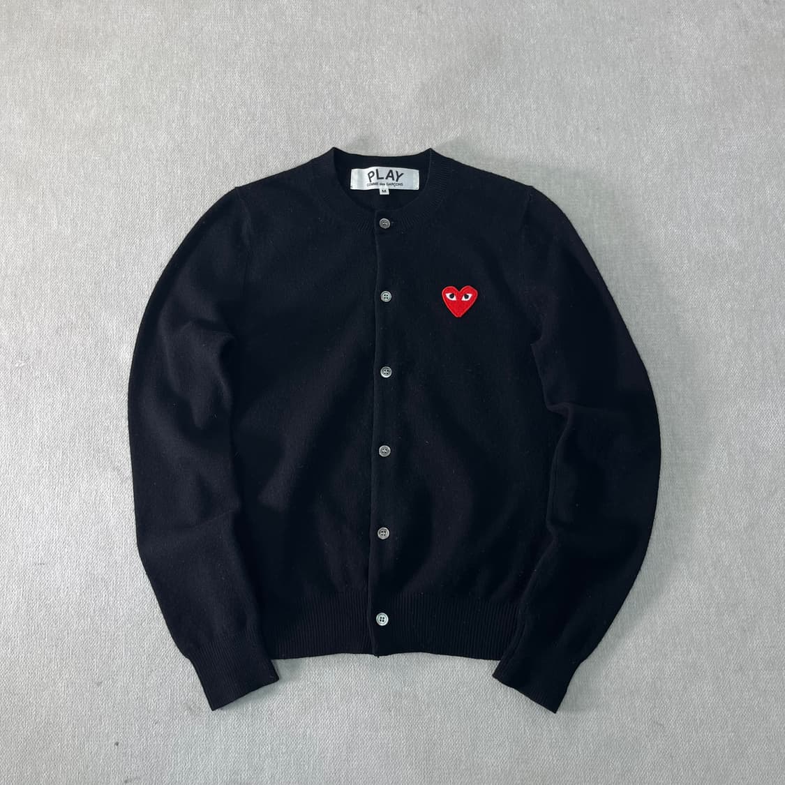 W 95 꼼데가르송 하트와펜 울 가디건 상품이미지1