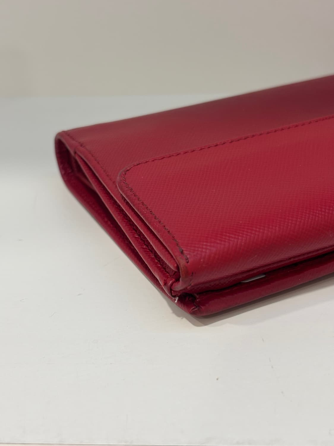 프라다 빨강 장지갑 (수수료X) 상품이미지6