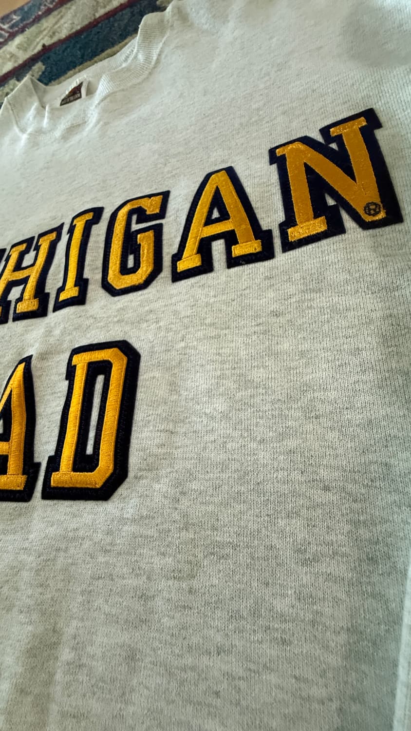 90s USA 빈티지 MICHIGAN DAD 스웻셔츠 상품이미지6