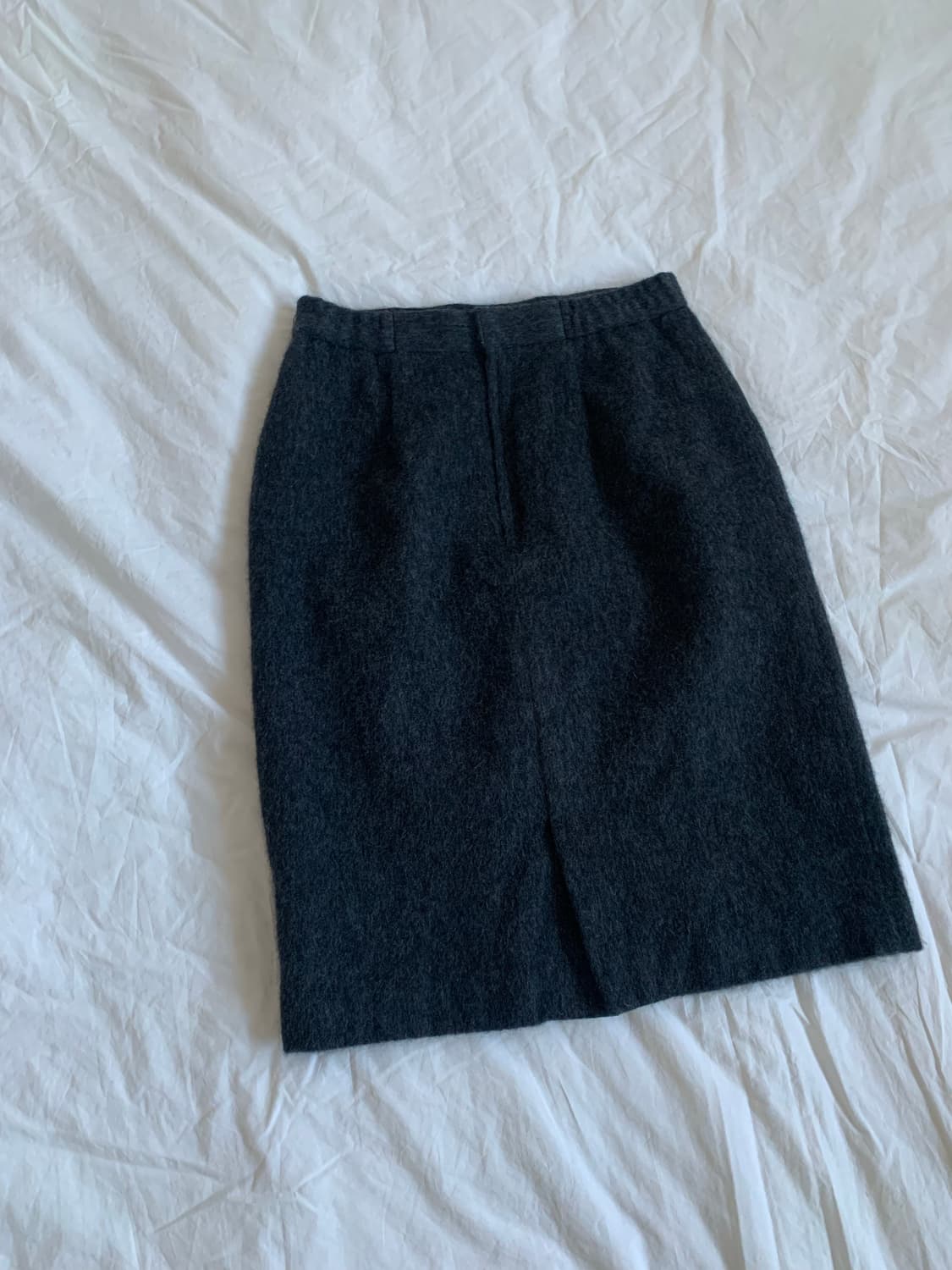 차콜 미디 스커트 상품이미지2