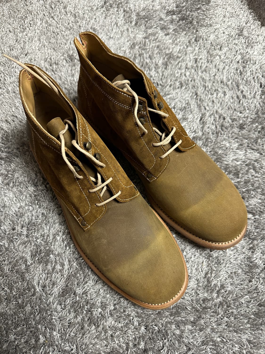 새상품) 그라더스 02 부츠 스웨이드 올리브 280 사이즈 상품이미지5