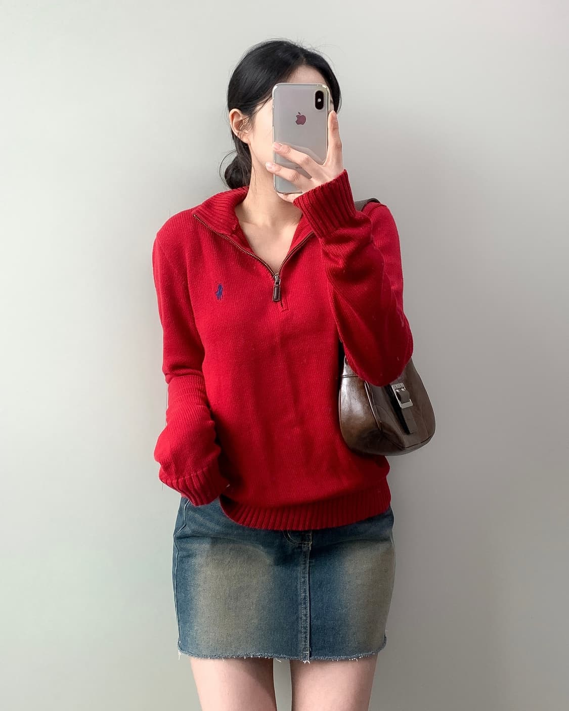 폴로 반집업 니트 상품이미지2