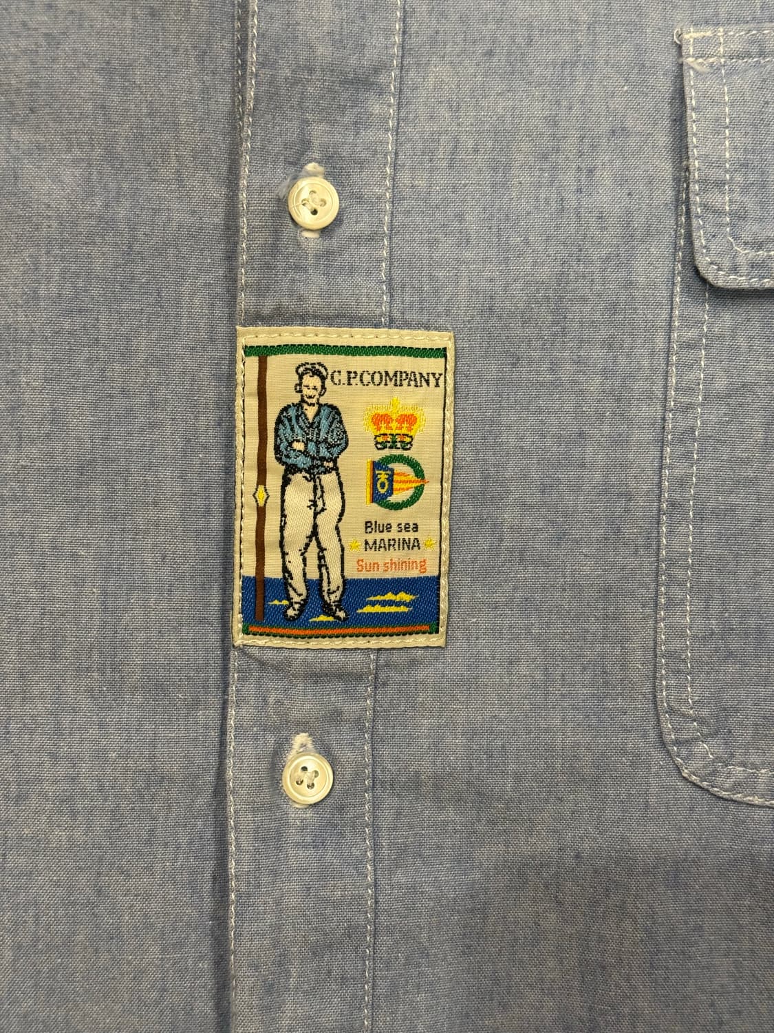 C.P. Company 샴브레이 셔츠 (XL) 상품이미지5