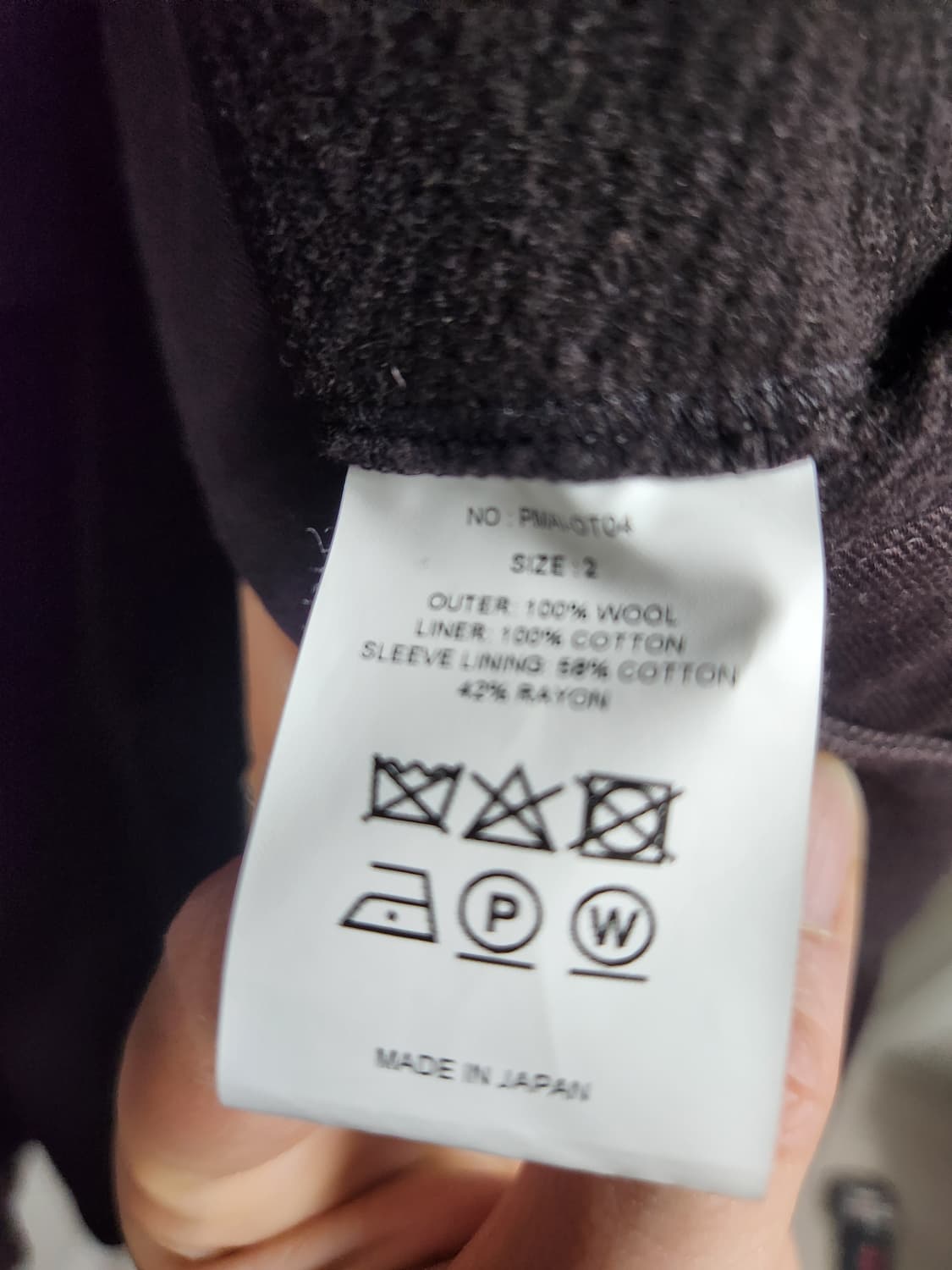 phigvel  피그벨 멜톤울 더블오버코트 M 상품이미지6