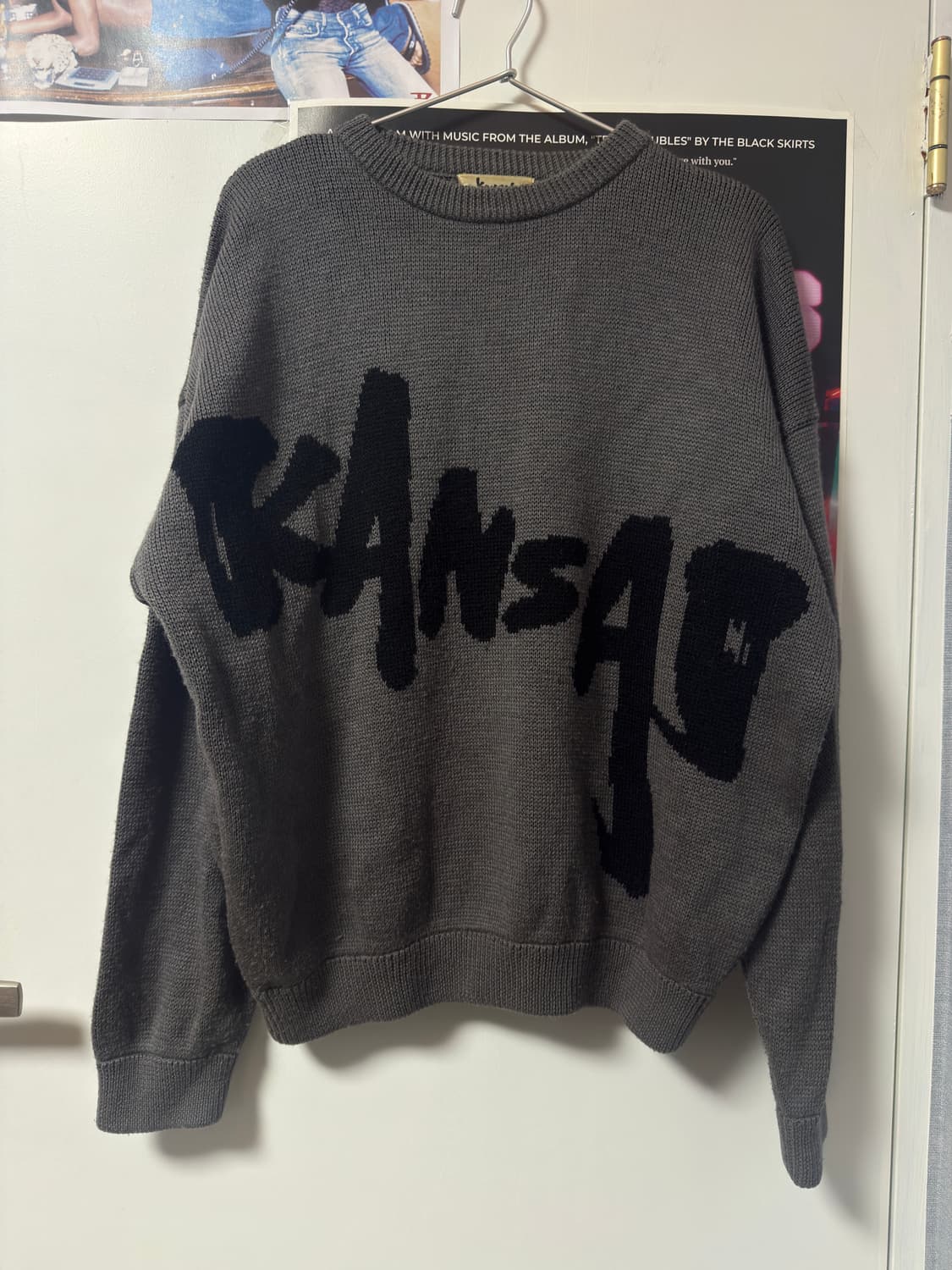 80s-90s 간사이 인터네셔널 빈티지 울 스웨터 상품이미지2