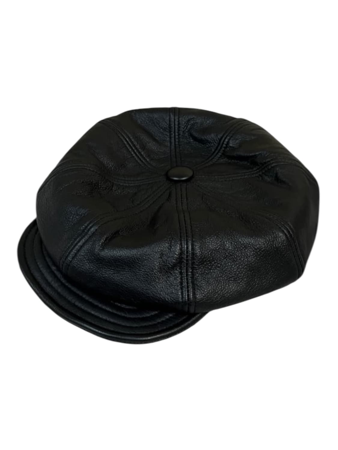 Leather newsboy cap 상품이미지1