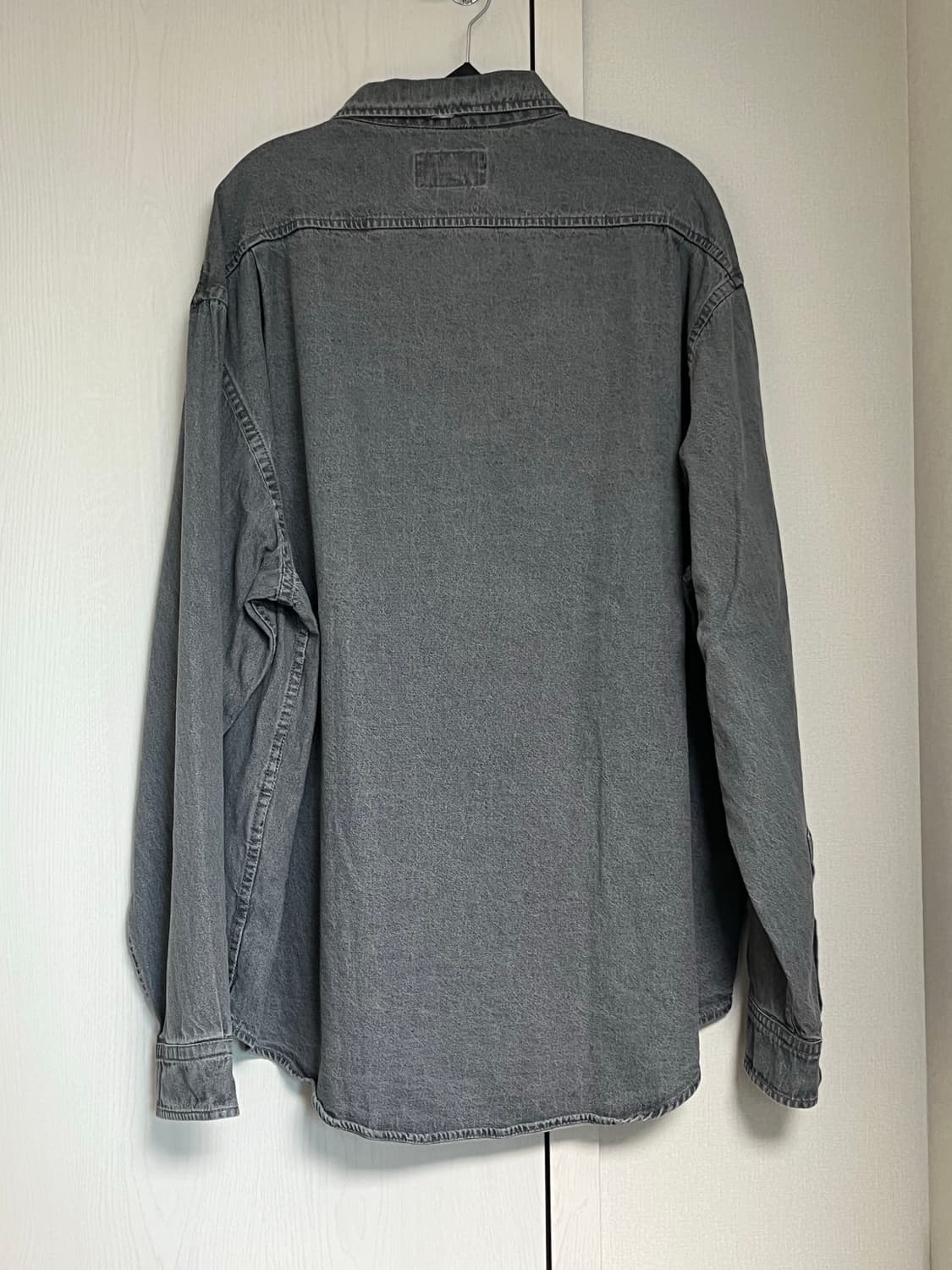 디스이즈네버댓 데님 셔츠(Washed Denim Shirt Grey)-L 상품이미지4