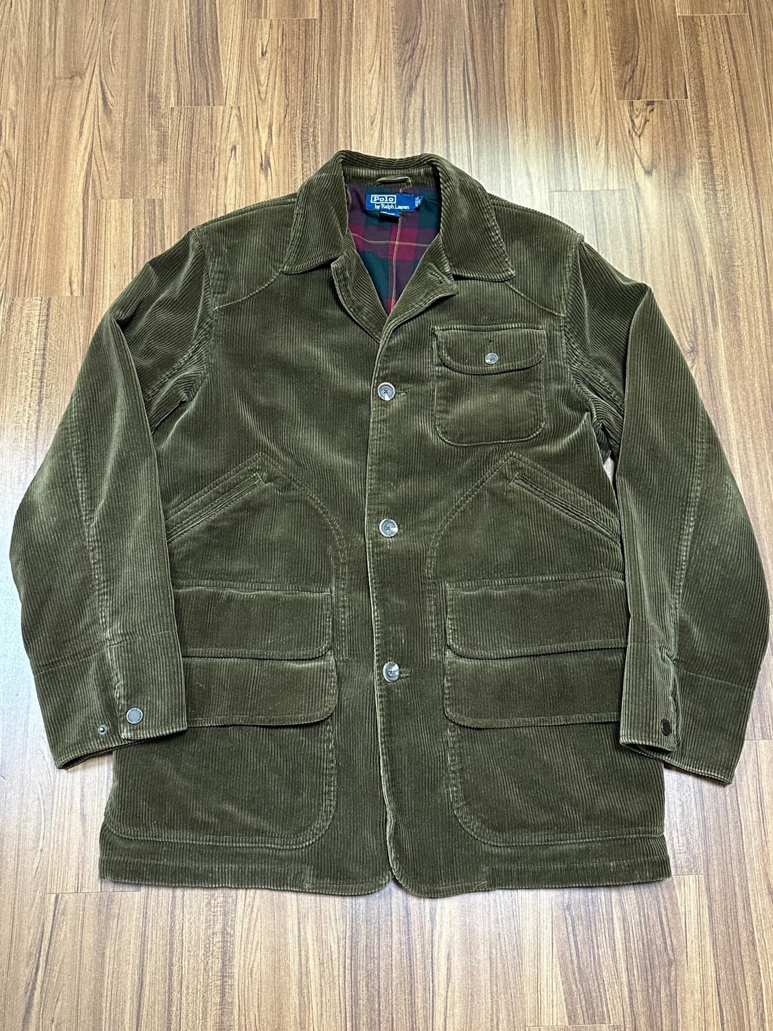 폴로 랄프로렌 코듀로이 헌팅 코트 S 상품이미지1