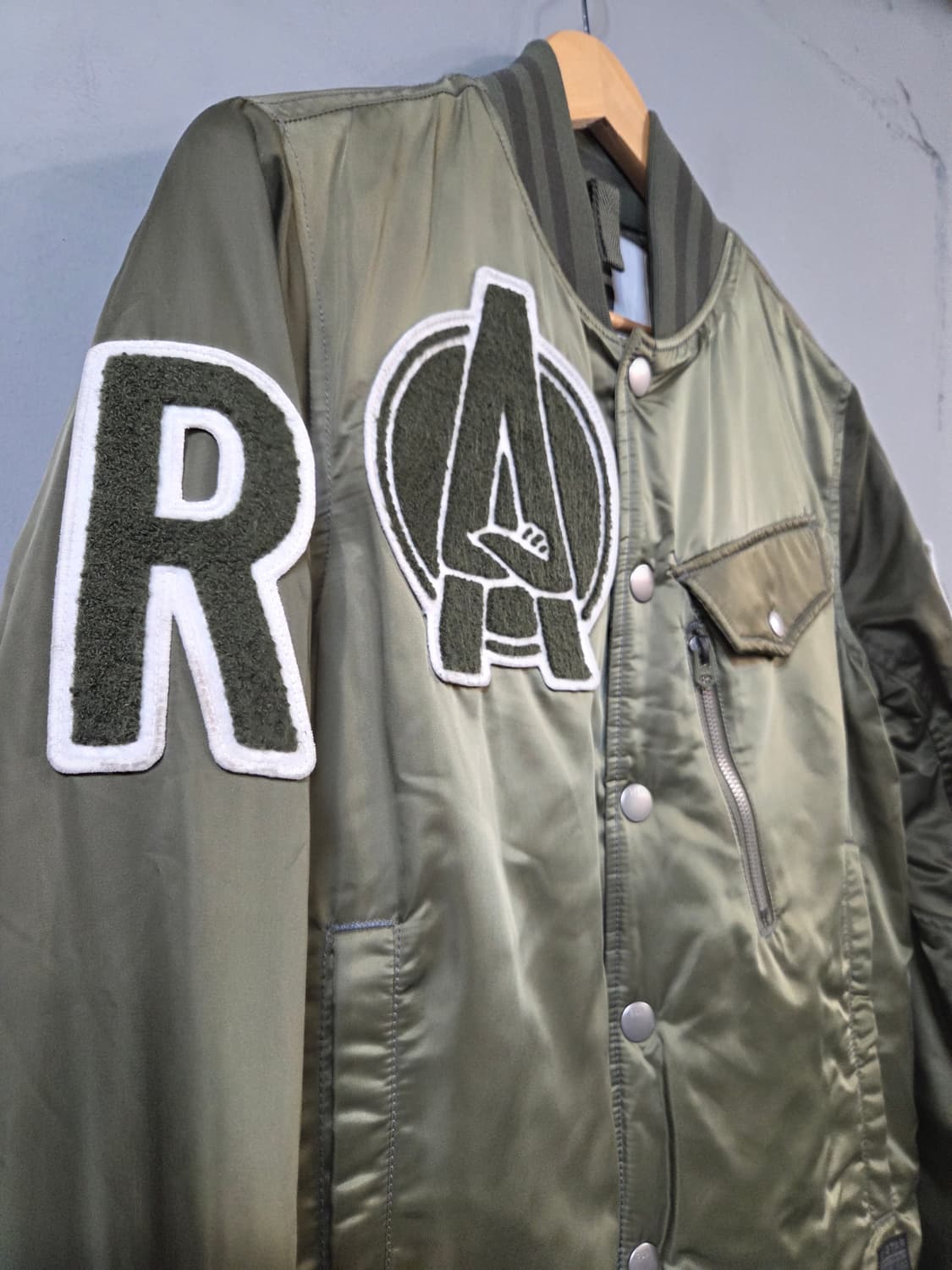 지스타로우 어벤져스 봄버 자켓 카키(M) 상품이미지5