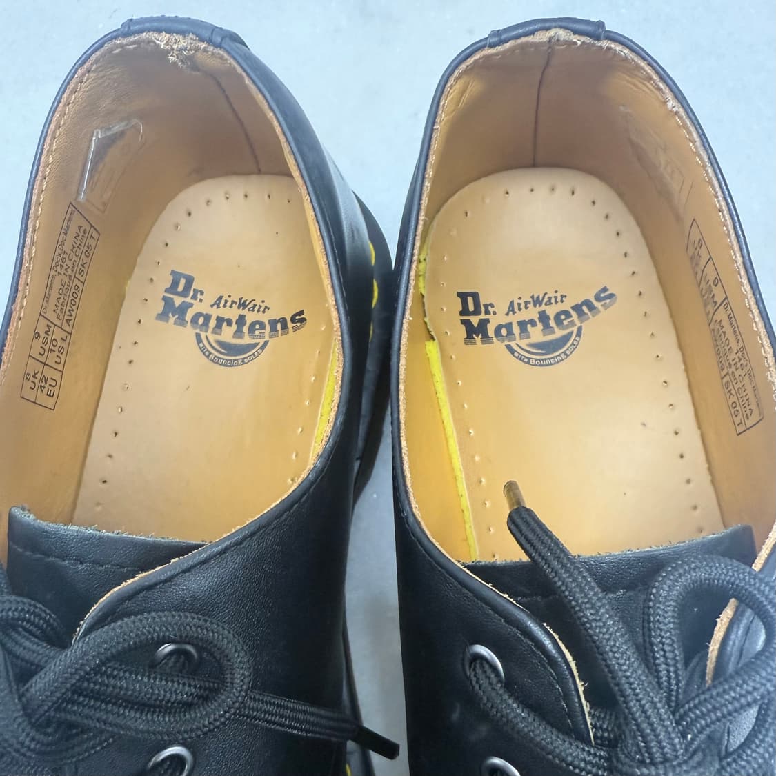 (UK8 270)닥터마틴 1461 3홀 블랙 나파 상품이미지9