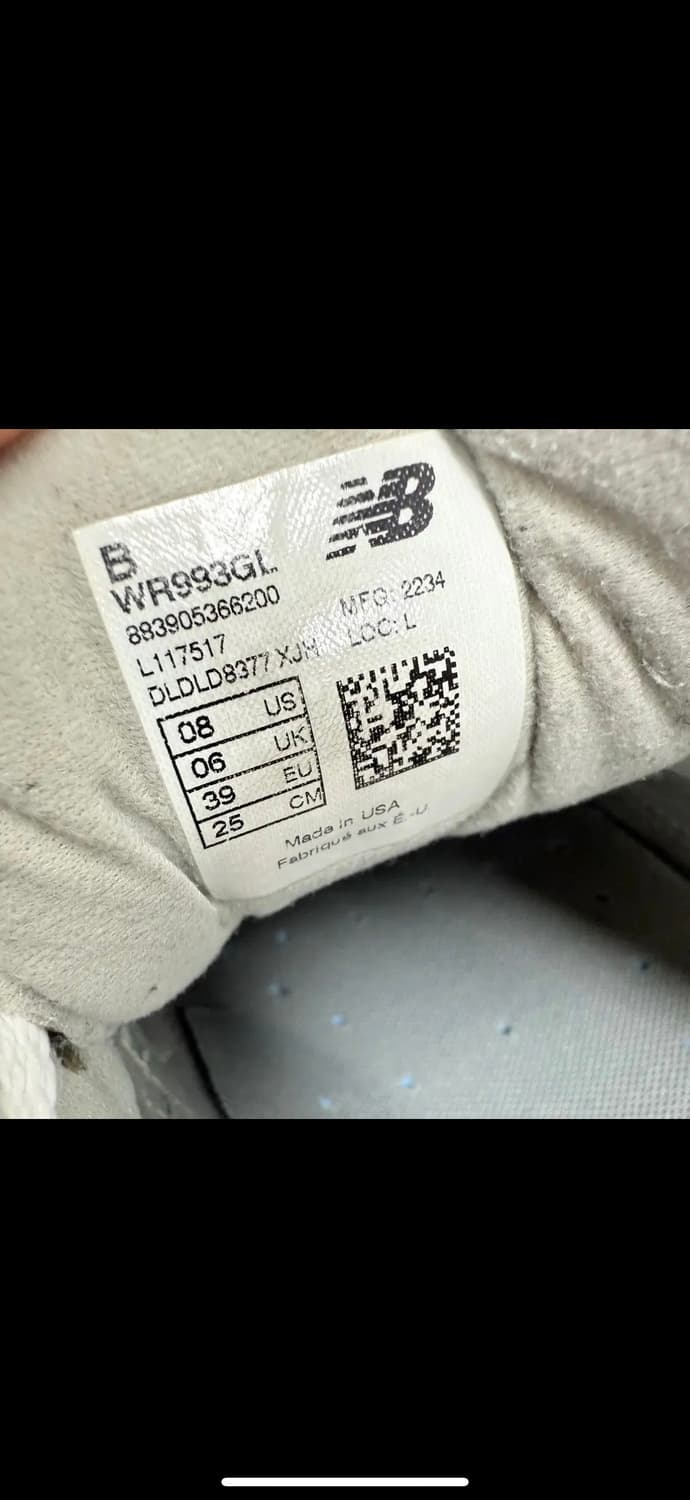 (250)뉴발란스 운동화 993 그레이 상품이미지10