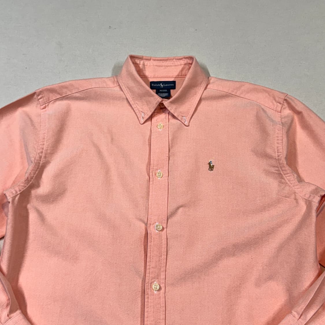 S) 폴로 랄프로렌 코랄 핑크 옥스포드 셔츠 상품이미지3
