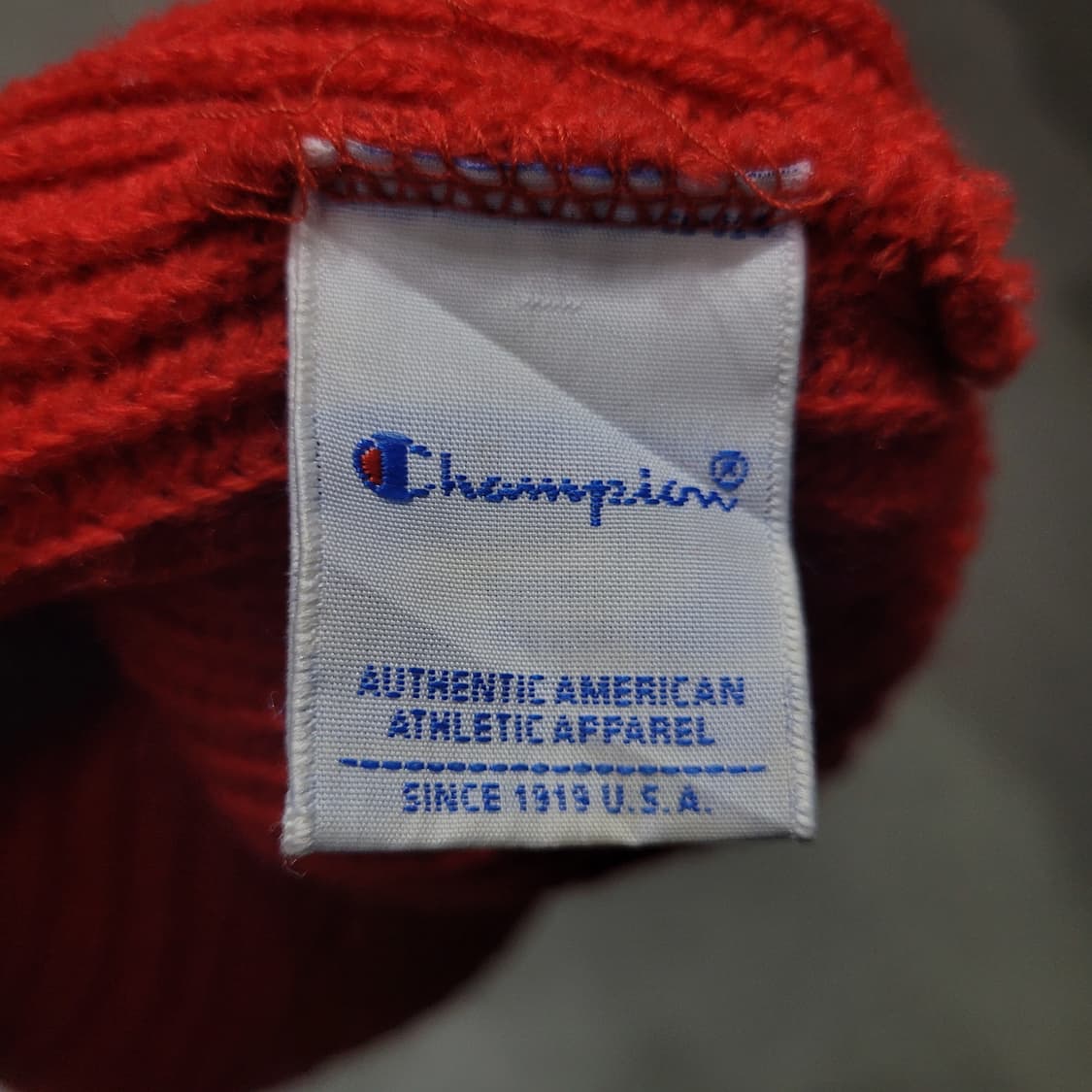 CHAMPION 챔피온 빈티지 레드 로고 비니 상품이미지3