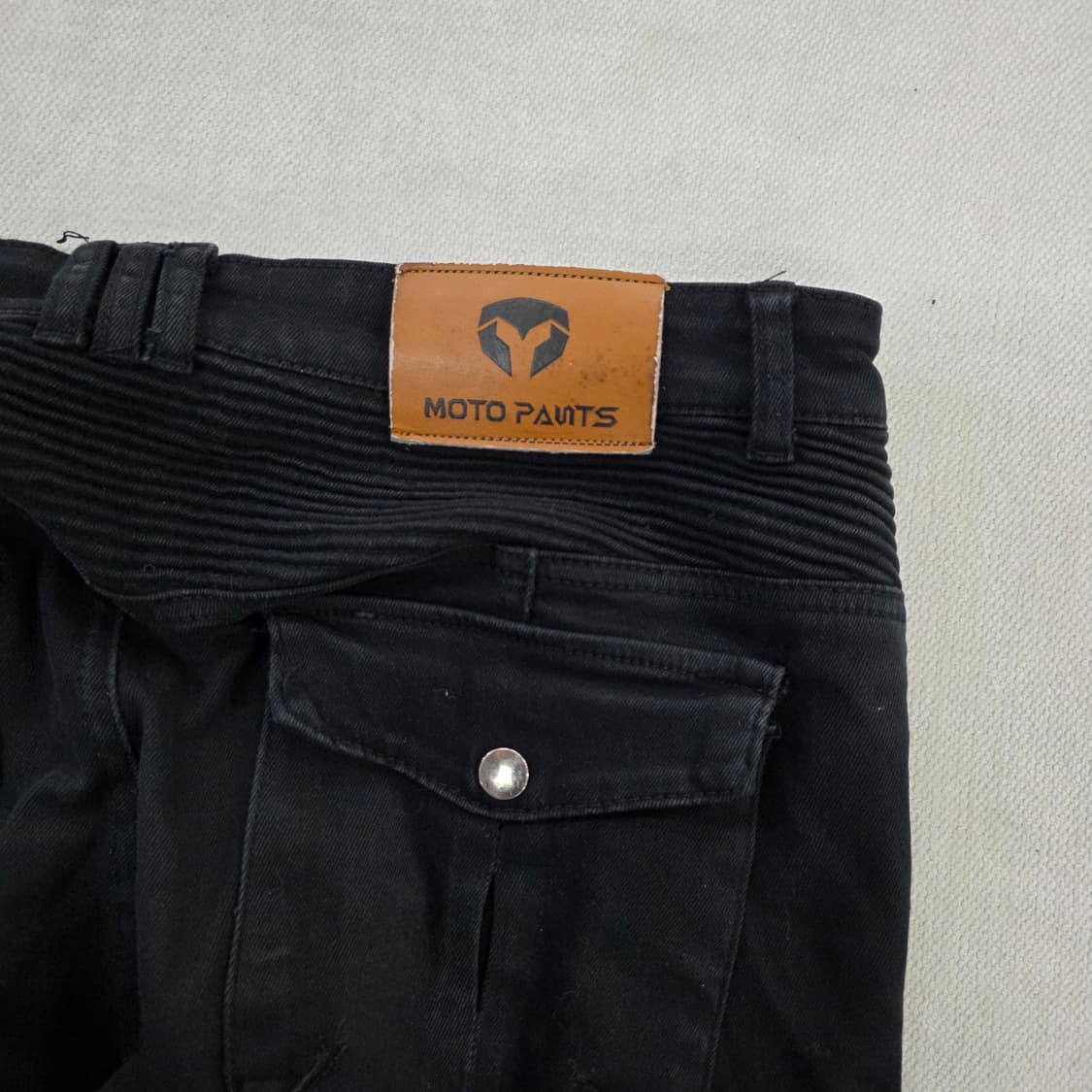 [실측확인] 모토 팬츠 바이크 흑청 데님팬츠 1231J 상품이미지4