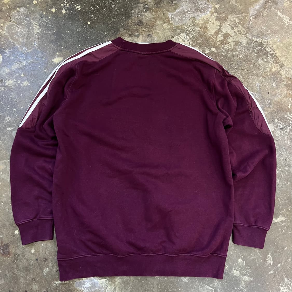 2XL) 아디다스 트레포일 로고 삼선 맨투맨 티셔츠 스웻셔츠 상품이미지4