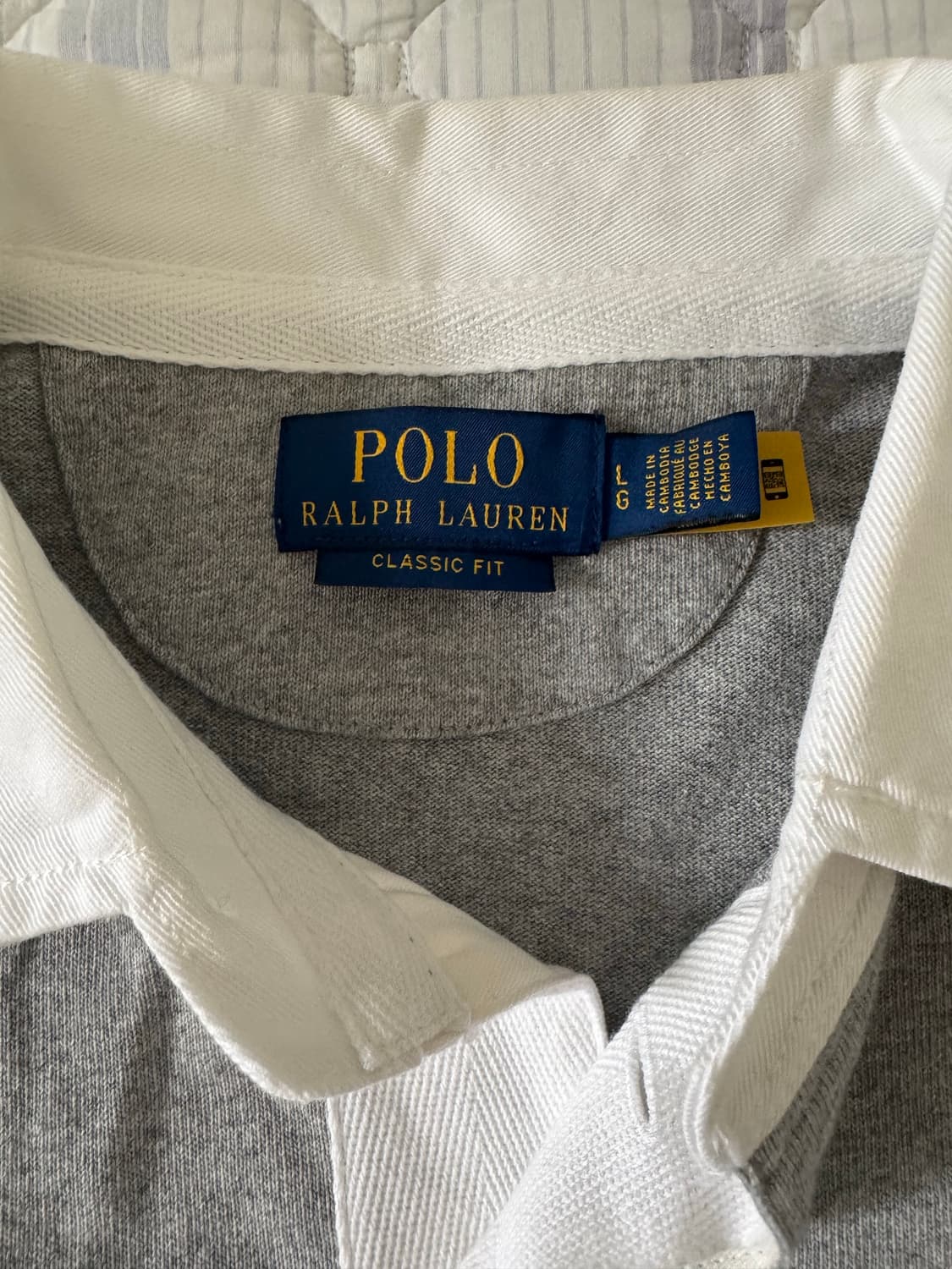폴로 랄프로렌 반팔 럭비티 L 큐알정품 상품이미지3