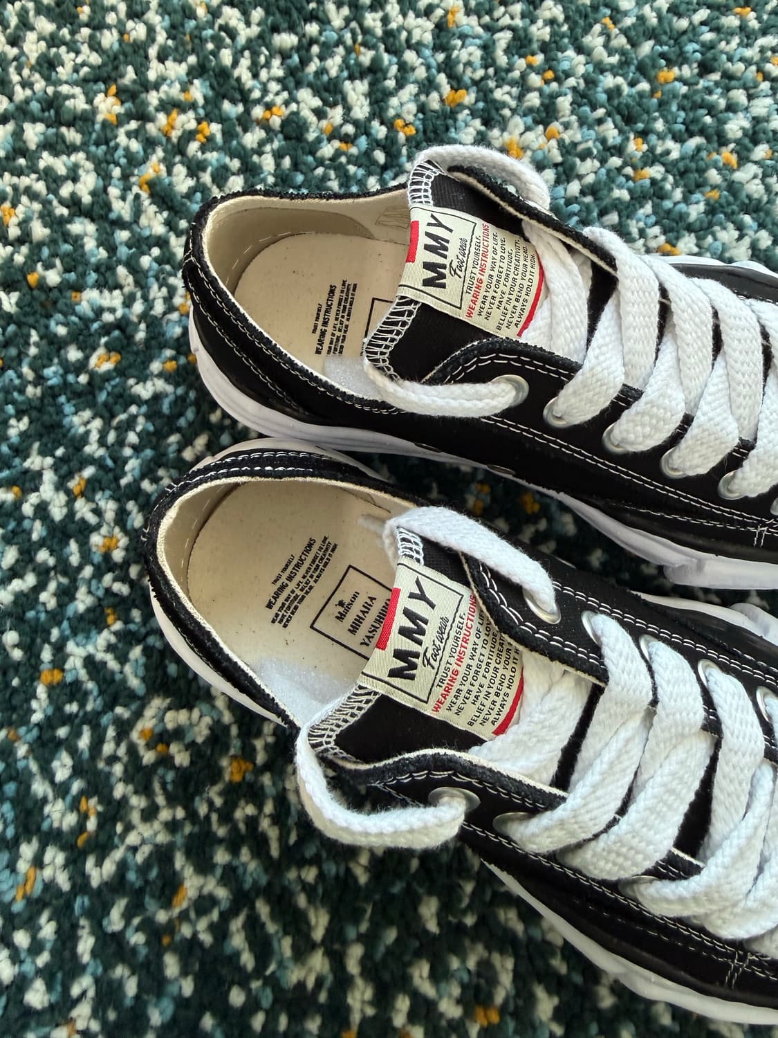 미하라 야스히로 피터슨 OG 캔버스 스니커즈 블랙 상품이미지4