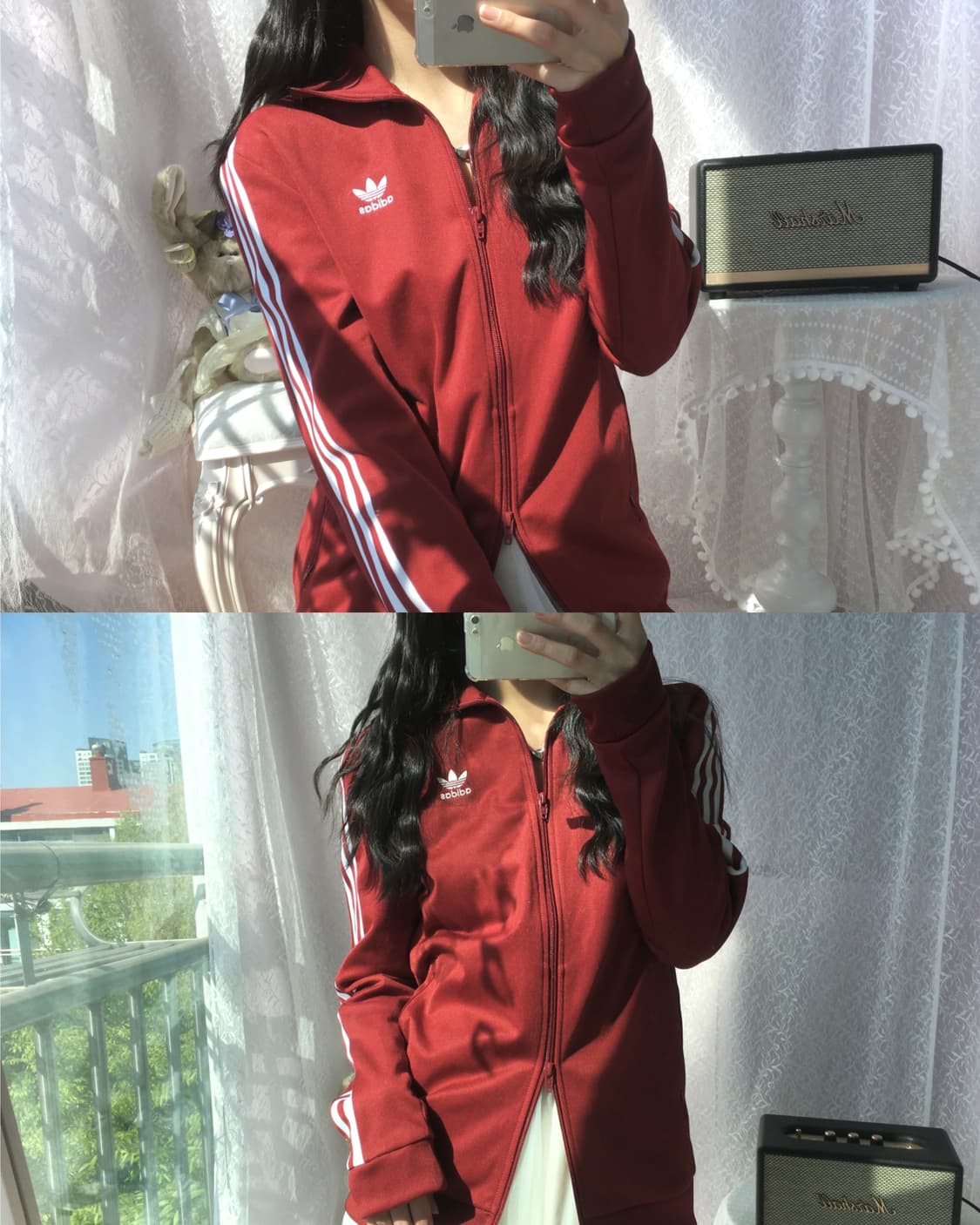 Adidas burgundy beckenbauer jersey 상품이미지1